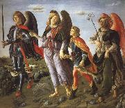 Francesco Botticini Tobias and the Tree Archangels china oil painting reproduction